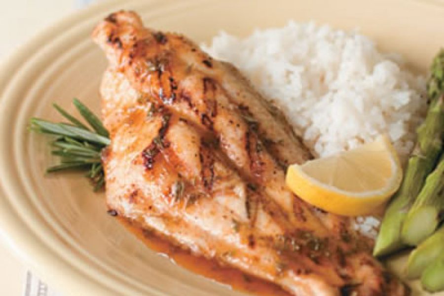 Grilled Citrus Rosemary Catfish