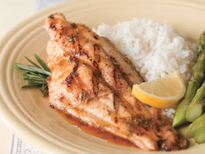 Grilled Citrus Rosemary Catfish