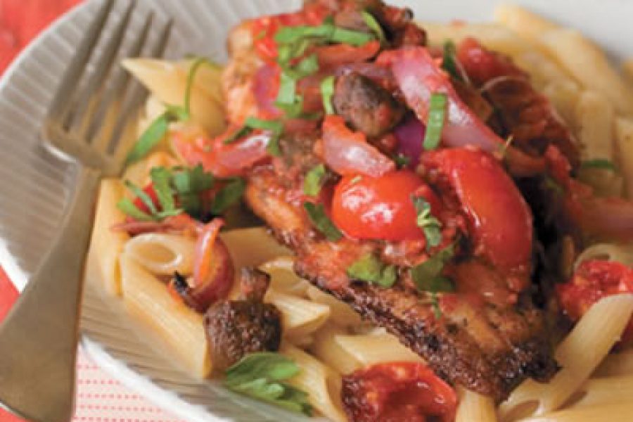 Baked Catfish Provencal