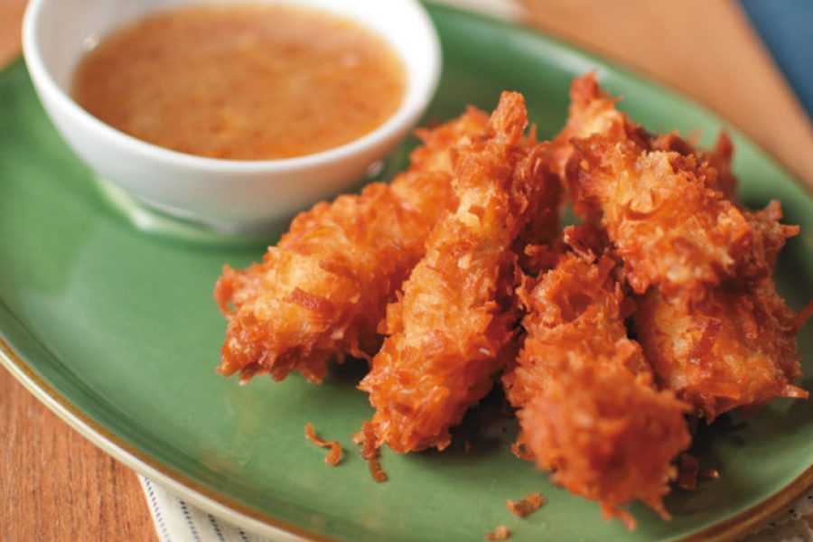 Coconut Catfish with Sweet Dipping Sauce
