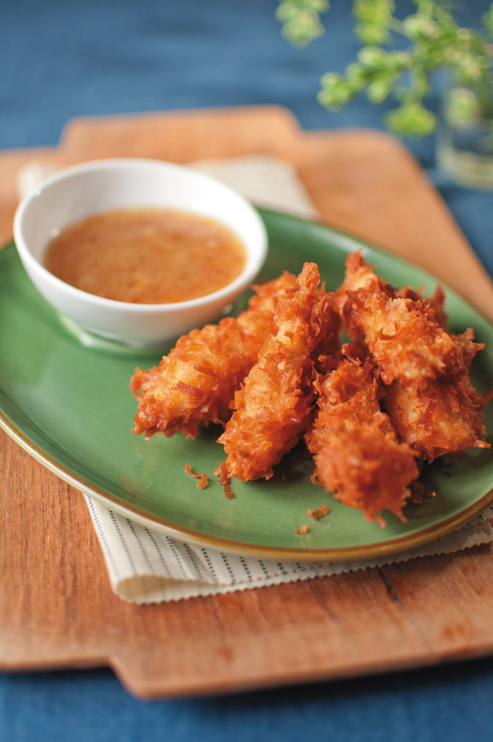 Coconut Catfish with Sweet Dipping Sauce