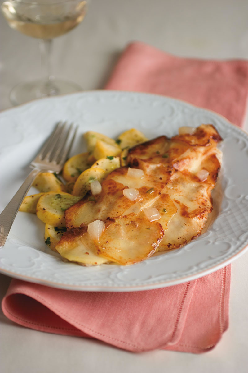 Potato-Crusted Catfish with Granny Smith’s Apple and Jalapeño Glaze