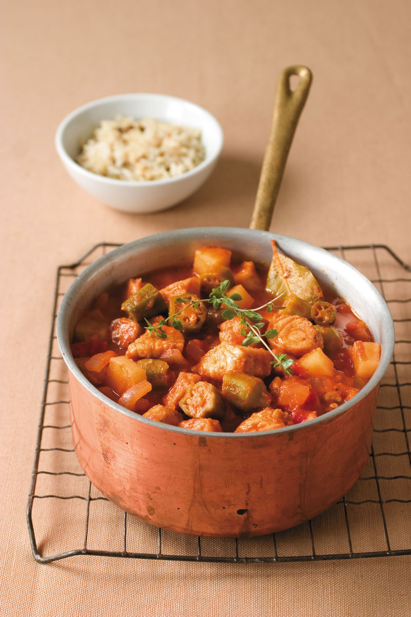 Okra Catfish Stew