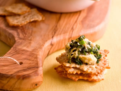 Spinach and Artichoke Dip with Catfish