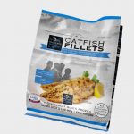 Frozen catfish fillets product bag