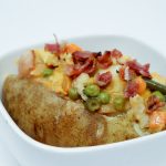 Catfish stuffed baked Potato