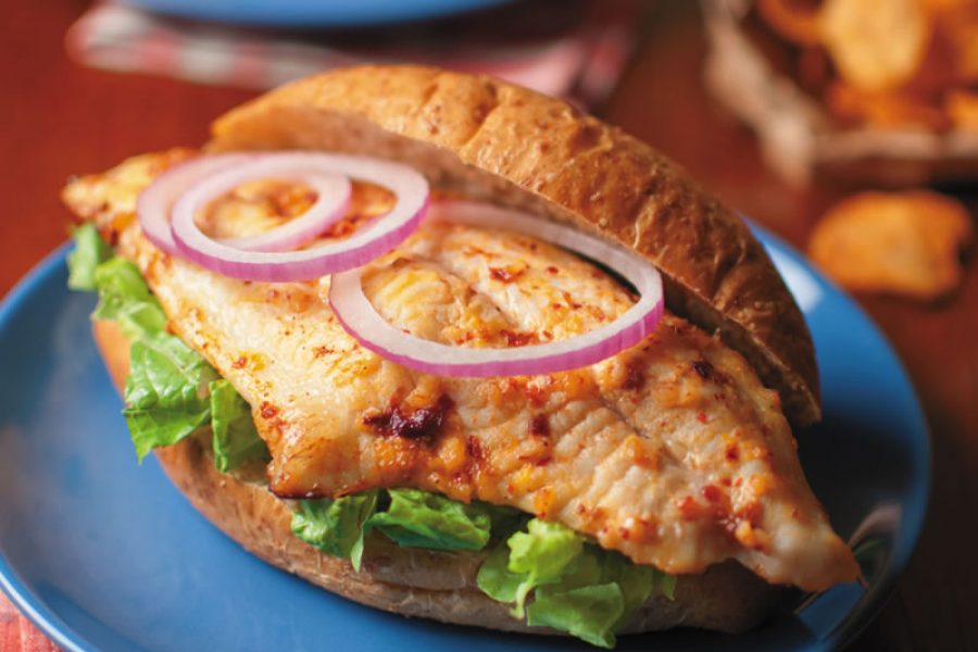 Spicy Chipotle Catfish Sandwich