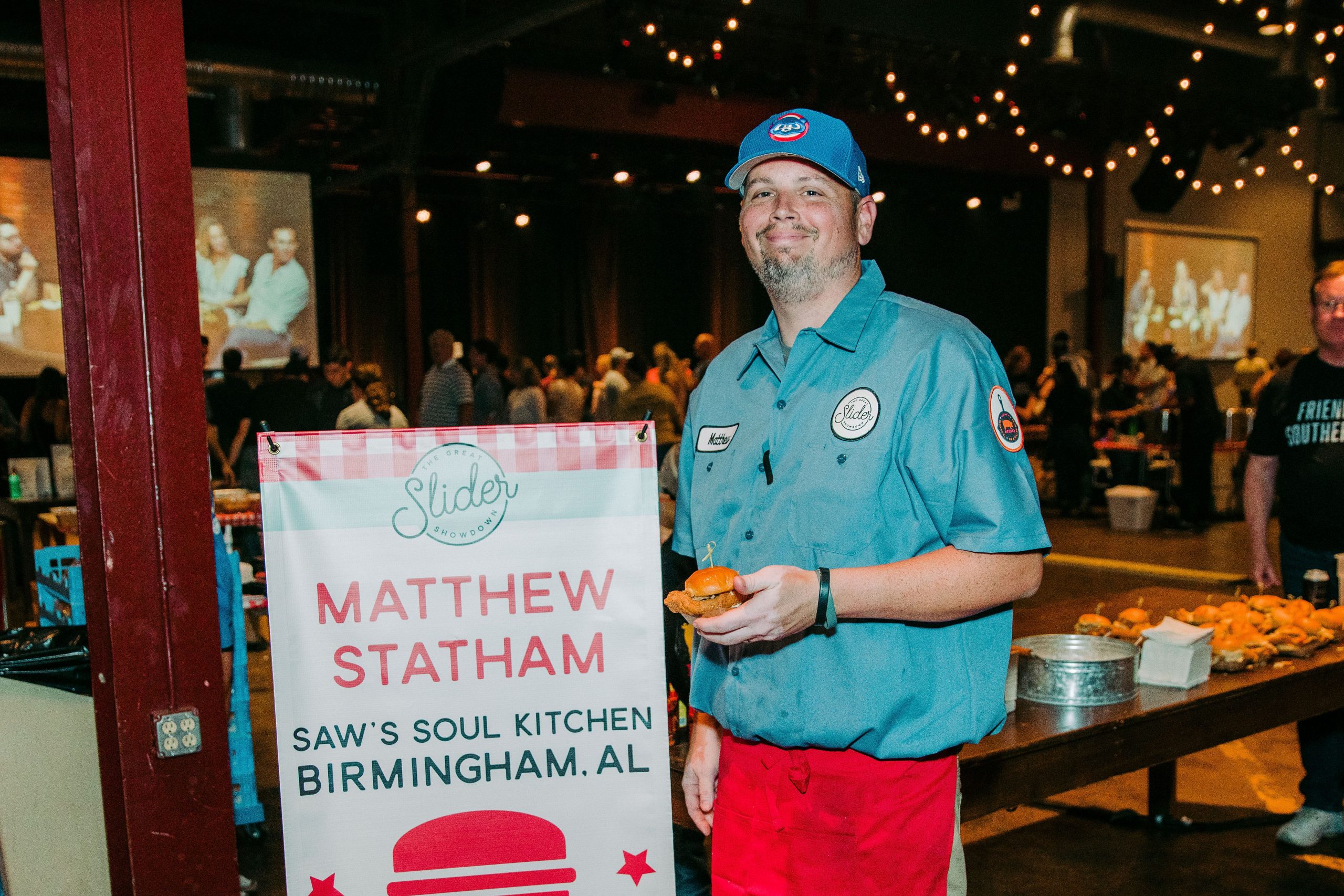 Chef Matthew Statham from Saw's Soul Kitchen