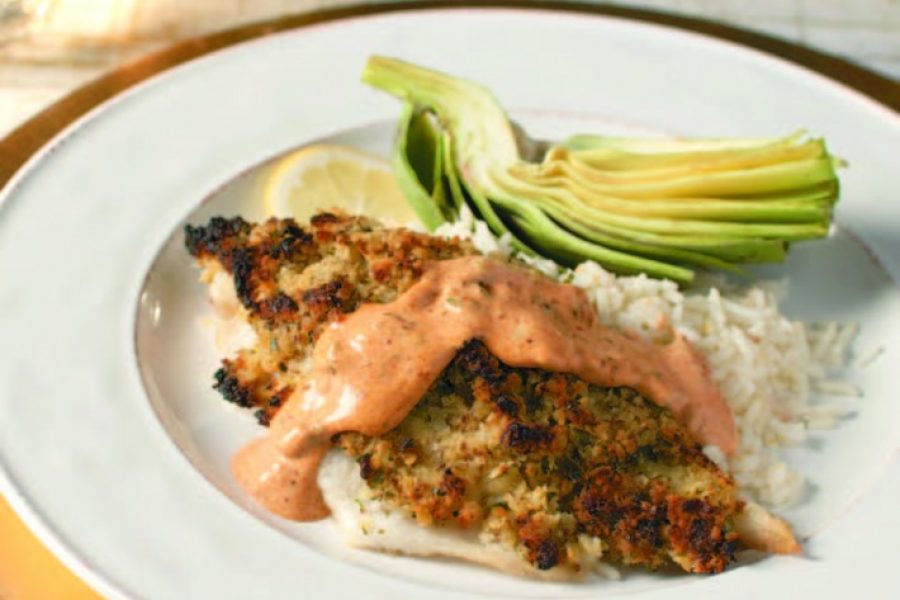 Horseradish Crusted Catfish with Remoulade