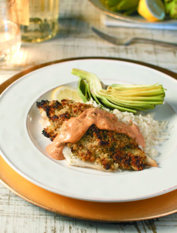 Horseradish Crusted Catfish with Remoulade