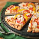 catfish Pizza with tomatoes