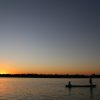 Sunset over catfish pond